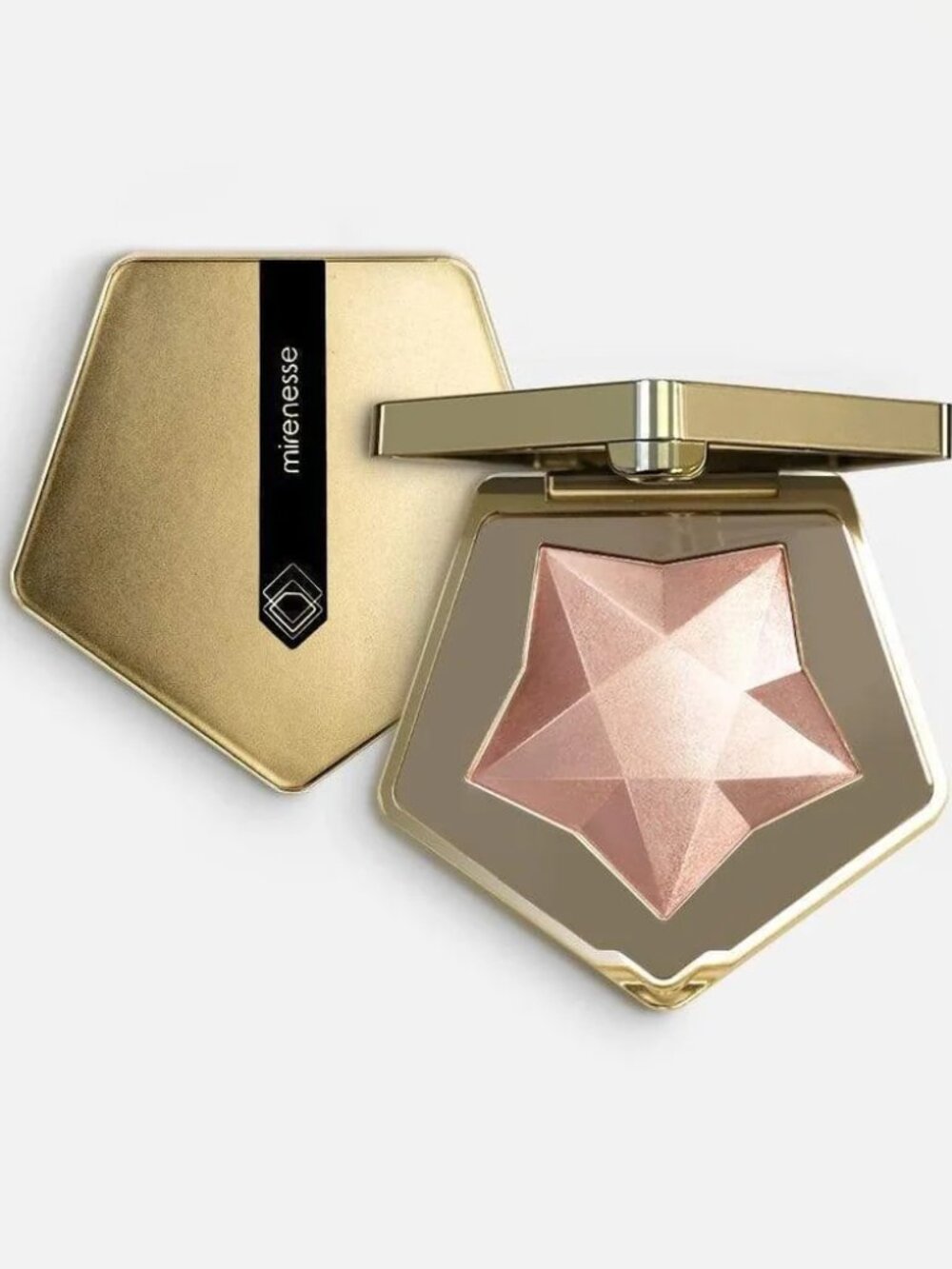 NWT Mirenesse Spellbound Glass Glow Highlighter Crystal Rose Gold